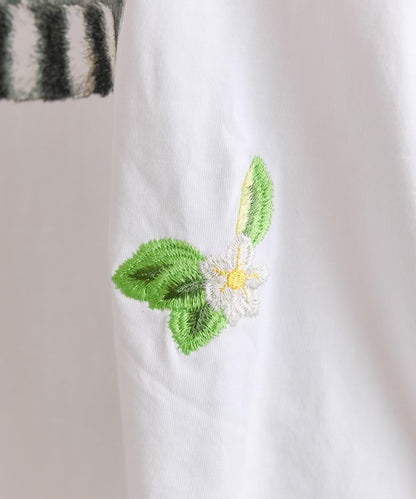 ear PAPILLONNER 環尾狐猴刺繡T恤