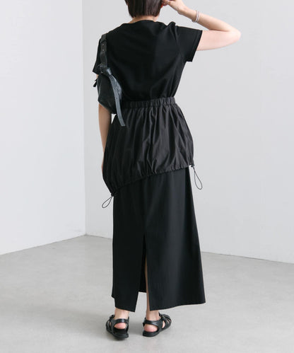 ear PAPILLONNER 不對稱氣球廓形連衣裙