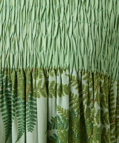 ear PAPILLONNER 蕨葉圖案連衣裙