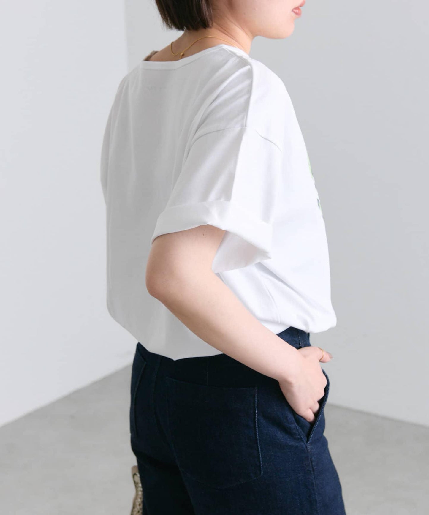 ear PAPILLONNER 環尾狐猴刺繡T恤