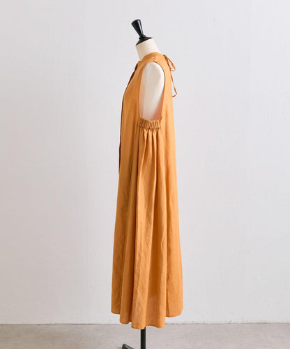 ear PAPILLONNER 側鬆緊無袖連衣裙