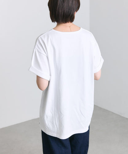 ear PAPILLONNER 環尾狐猴刺繡T恤