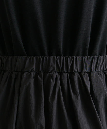 ear PAPILLONNER 不對稱氣球廓形連衣裙