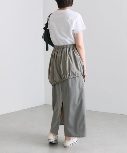 ear PAPILLONNER 不對稱氣球廓形連衣裙