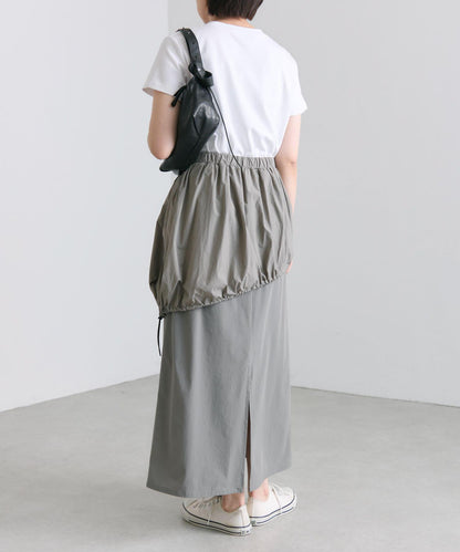 ear PAPILLONNER 不對稱氣球廓形連衣裙