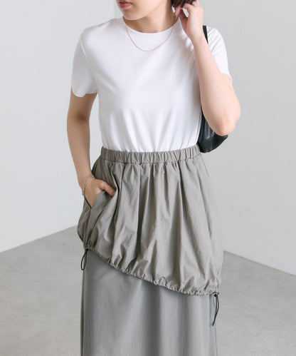 ear PAPILLONNER 不對稱氣球廓形連衣裙