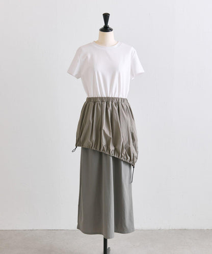 ear PAPILLONNER 不對稱氣球廓形連衣裙