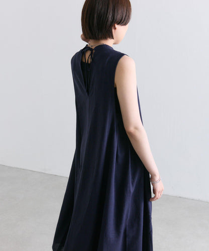 ear PAPILLONNER 側鬆緊無袖連衣裙