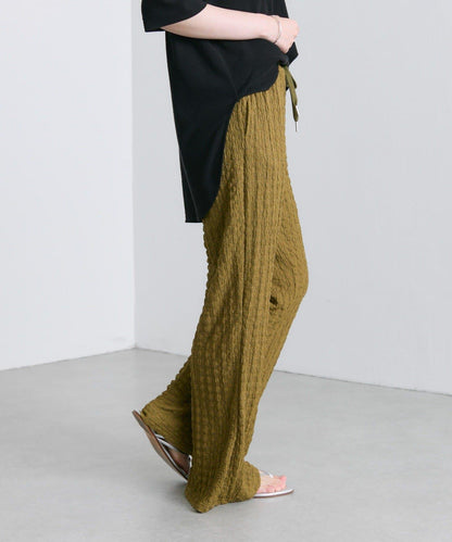 ear PAPILLONNER 波紋質感 喇叭版型 褲子