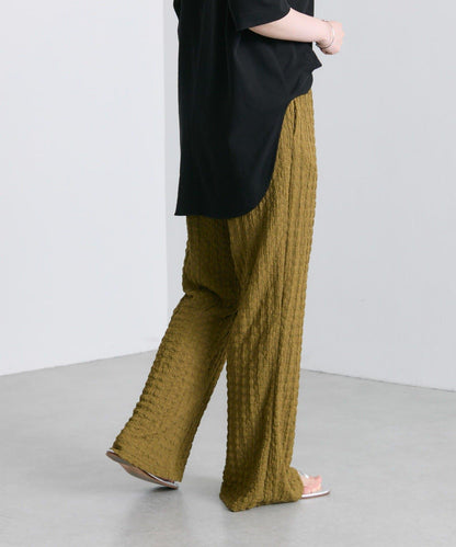 ear PAPILLONNER 波紋質感 喇叭版型 褲子