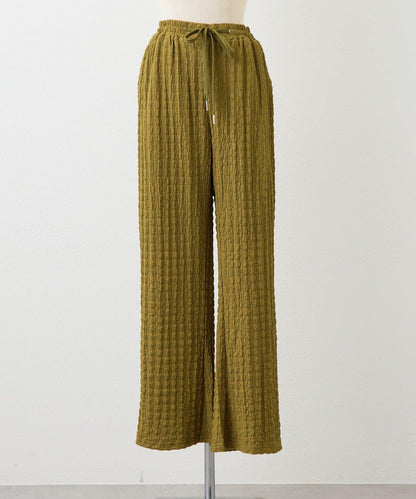 ear PAPILLONNER 波紋質感 喇叭版型 褲子