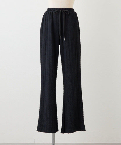 ear PAPILLONNER 波紋質感 喇叭版型 褲子