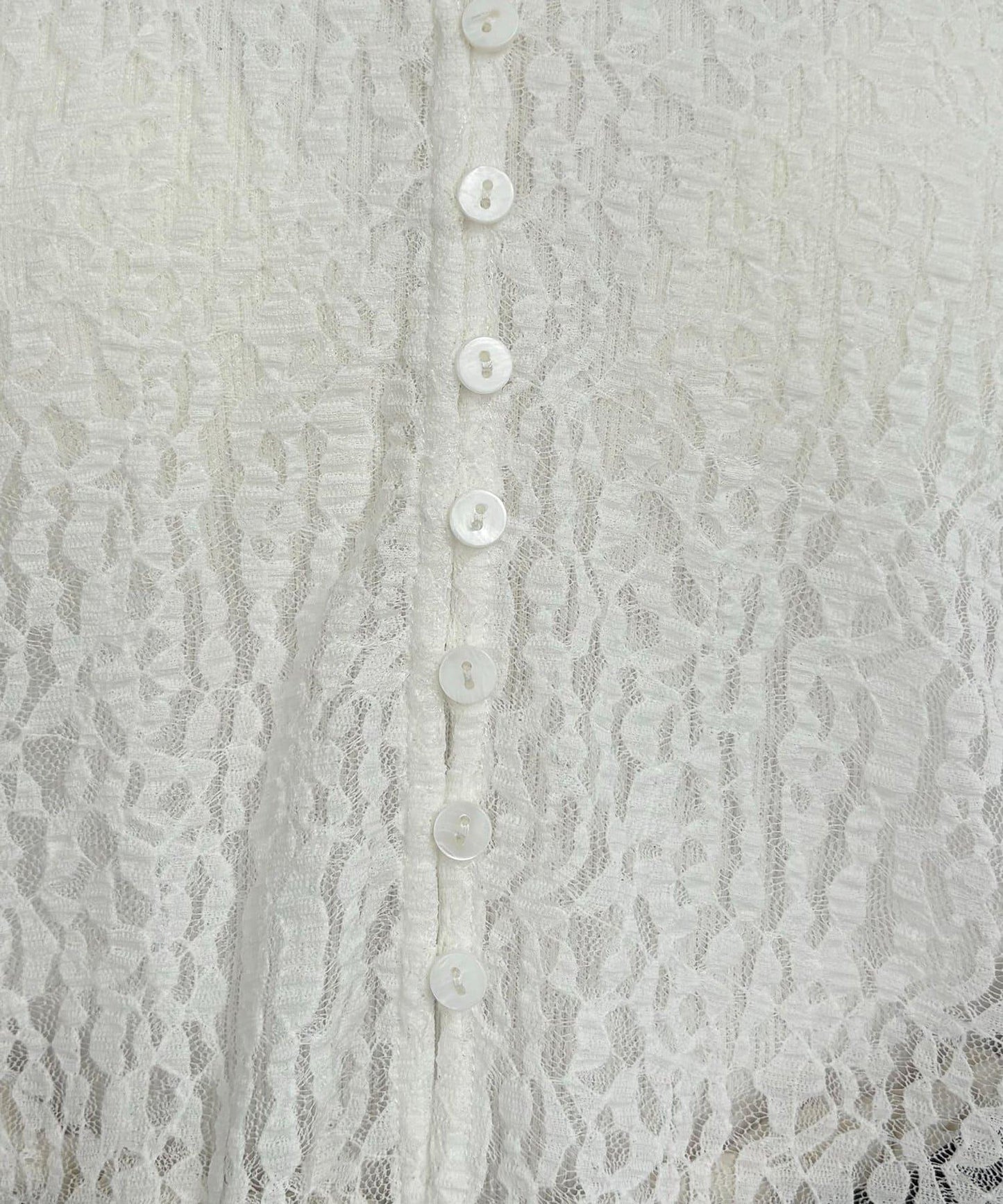 蕾絲大領襯衫