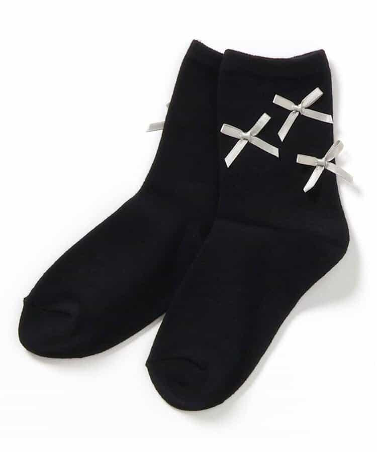 3P套裝 蝴蝶結襪