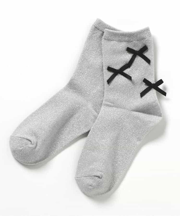 3P套裝 蝴蝶結襪