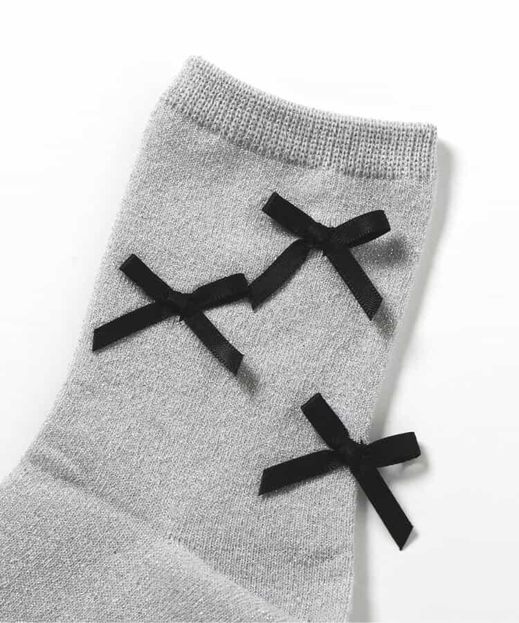 3P套裝 蝴蝶結襪