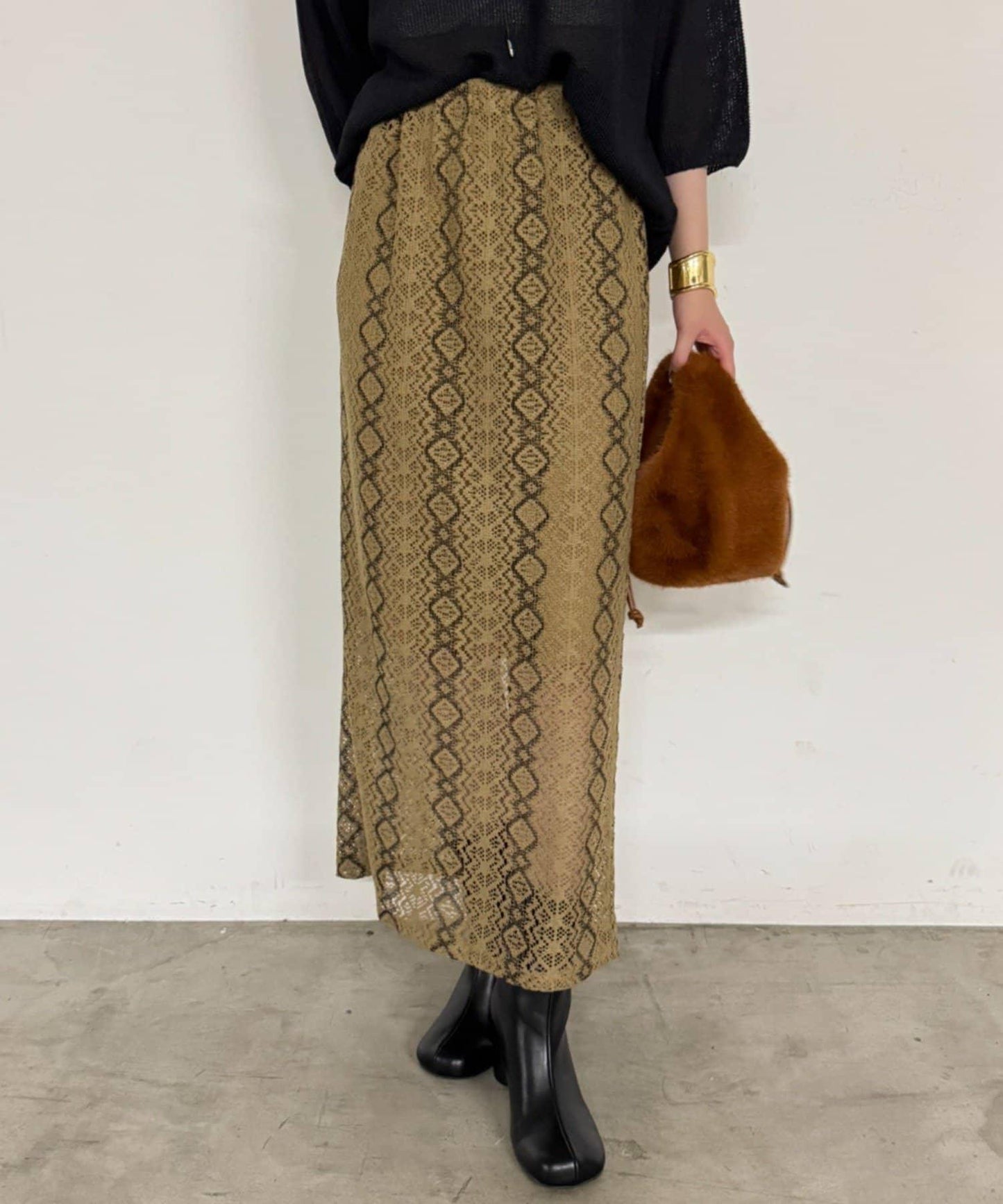 Loungedress 修身蕾絲半身裙