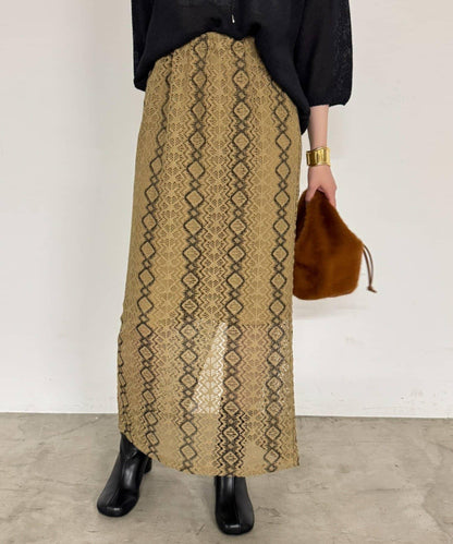 Loungedress 修身蕾絲半身裙