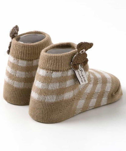 圖案刺繡嬰兒襪
