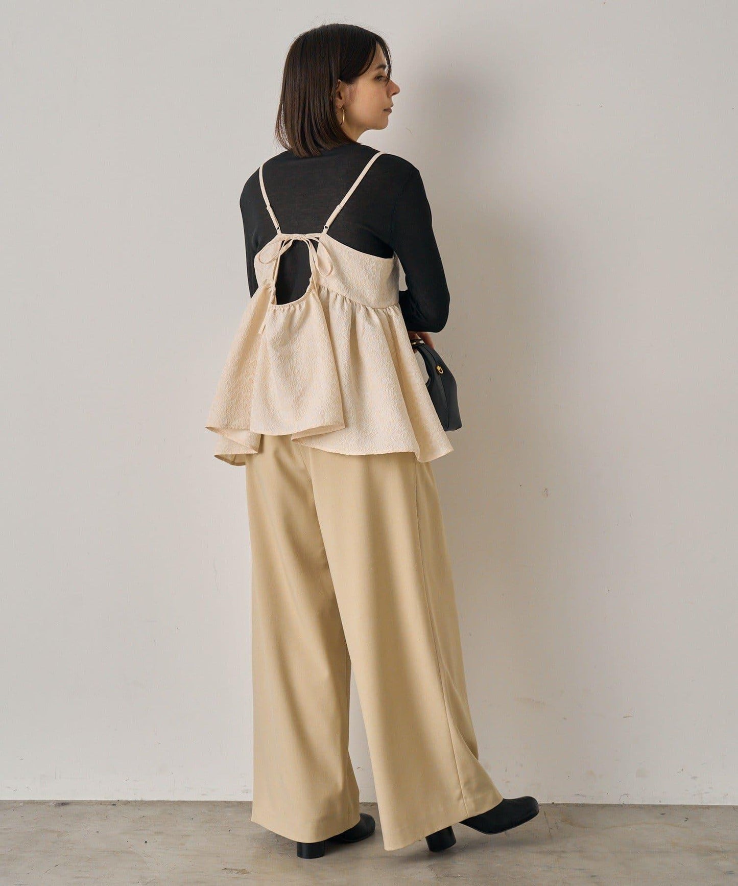 【Loungedress】豹紋提花吊帶背心