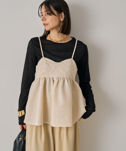 【Loungedress】豹紋提花吊帶背心