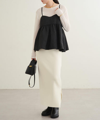 【Loungedress】豹紋提花吊帶背心