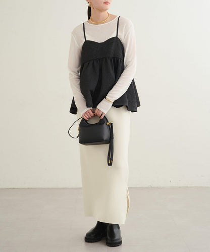 【Loungedress】豹紋提花吊帶背心