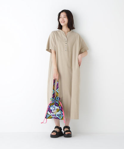 【限定顏色】淺色牛仔連衣裙