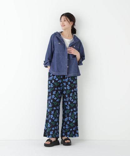 【限定】輕薄牛仔帽衫
