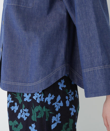 【限定】輕薄牛仔帽衫