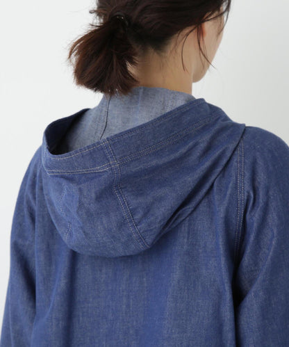【限定】輕薄牛仔帽衫