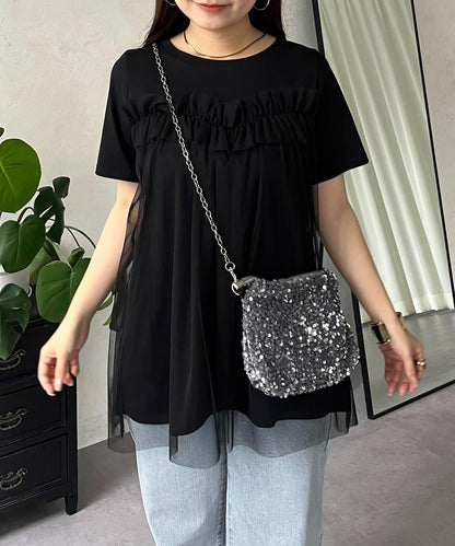 蓬鬆層疊A字型T恤