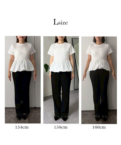 綁帶綁帶吊帶露肩荷葉邊T-shirt