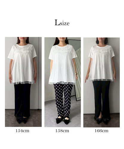 蓬鬆層疊A字型T恤