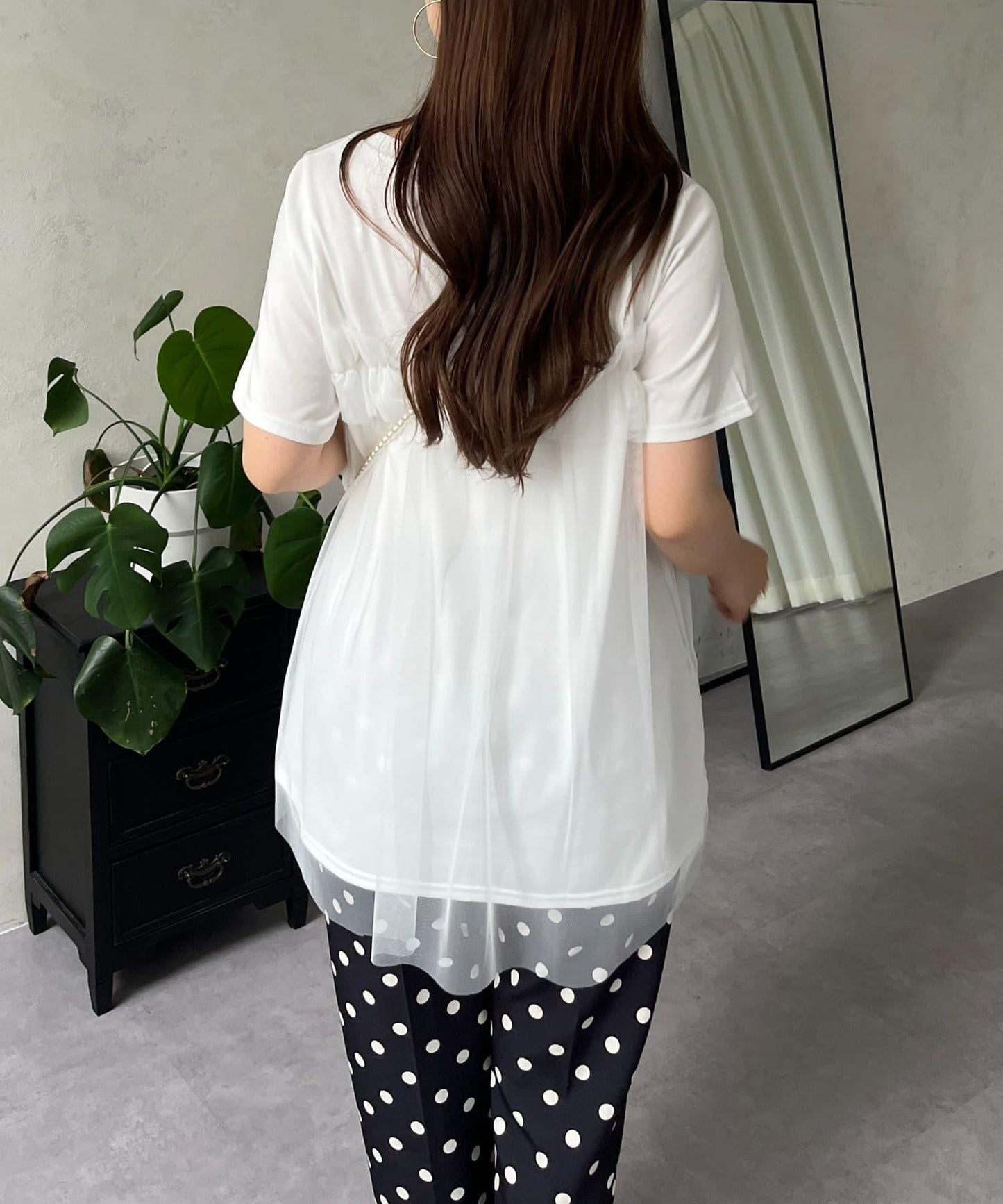 蓬鬆層疊A字型T恤