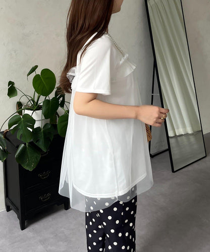 蓬鬆層疊A字型T恤