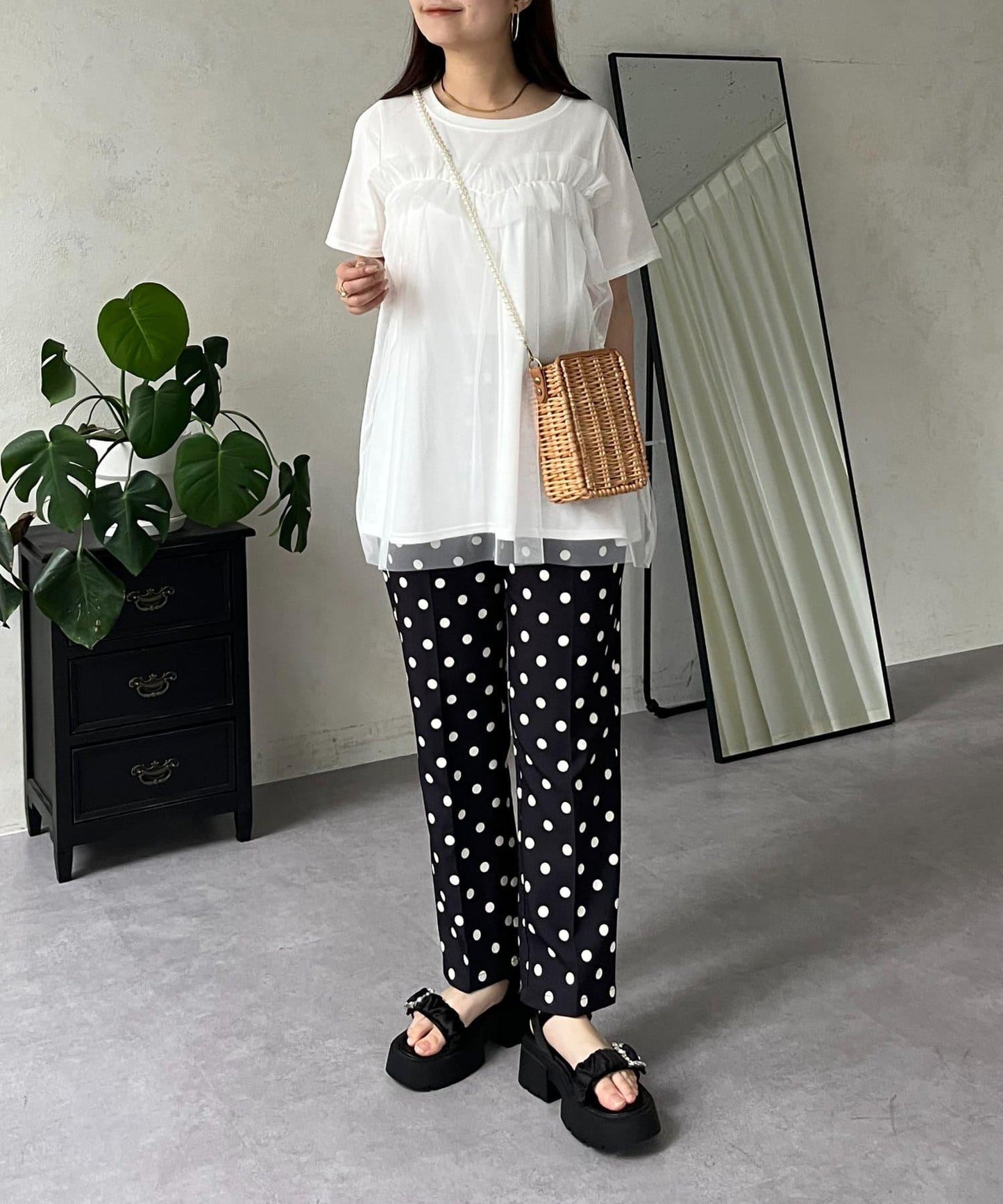 蓬鬆層疊A字型T恤