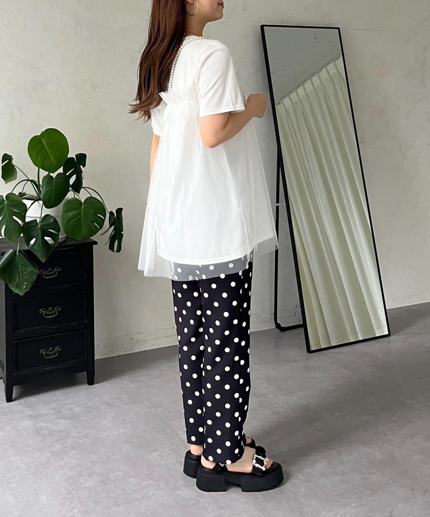 蓬鬆層疊A字型T恤