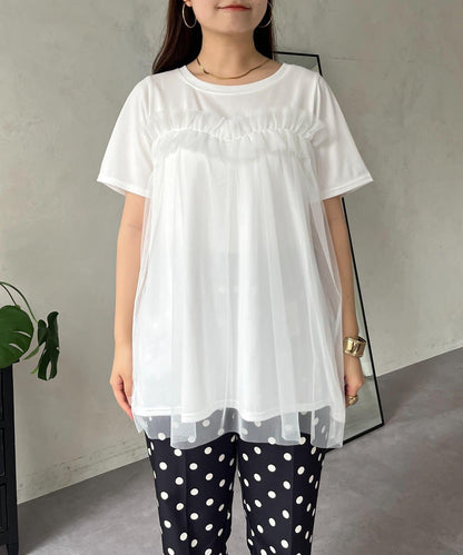 蓬鬆層疊A字型T恤