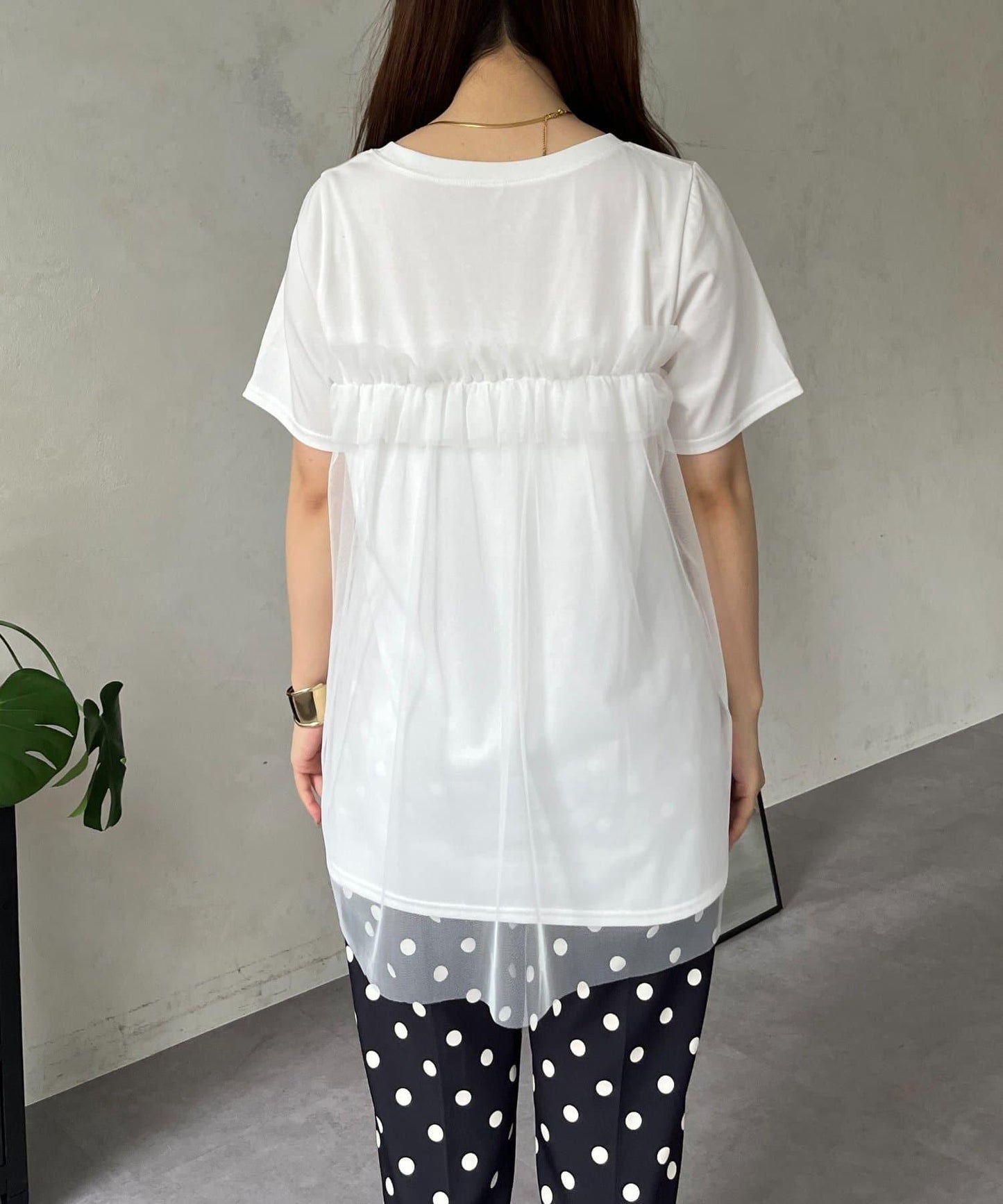 蓬鬆層疊A字型T恤