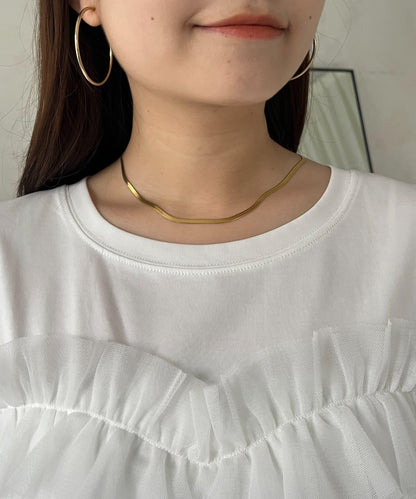 蓬鬆層疊A字型T恤