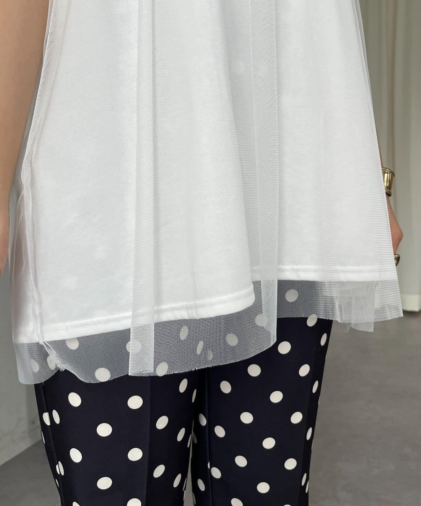 蓬鬆層疊A字型T恤