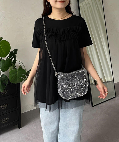 蓬鬆層疊A字型T恤