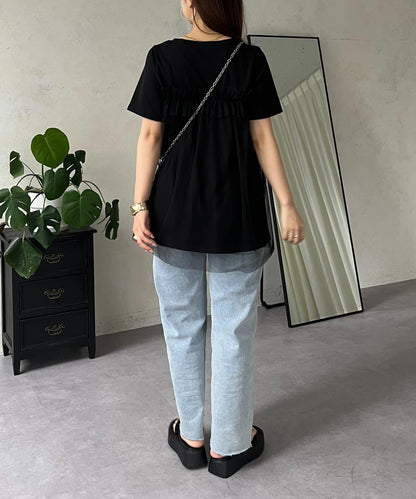 蓬鬆層疊A字型T恤