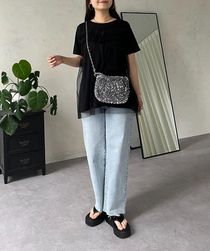 蓬鬆層疊A字型T恤