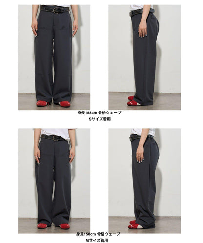 【3尺碼】斜口袋休閒褲