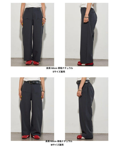 【3尺碼】斜口袋休閒褲