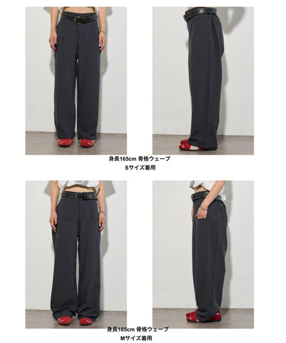 【3尺碼】斜口袋休閒褲