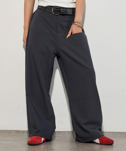 【3尺碼】斜口袋休閒褲