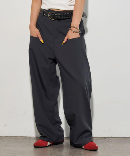 【3尺碼】斜口袋休閒褲